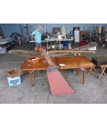 Antique Herreshoff lapstrake Sailboat teak Rudder and Tiller bronze Hard... - $1,945.09 CAD
