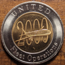 2000 Chicago, Illinois IL United Fleet Operations Our Past Present Future Token - $8.91