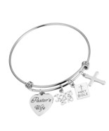 Pastor s Wife Gift John 3:16 Religious Bracelet - £37.29 GBP