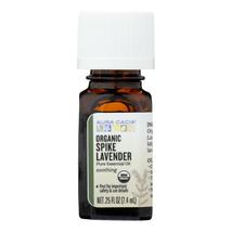 Aura Cacia - Organic Essential Oil - Lavender Spike - .25 oz - £18.19 GBP