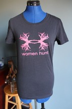 Under Armour Heatgear Women&#39;s Black/Pink Women Hunt Short Sleeve T-Shirt ~S~ - £9.16 GBP