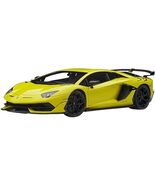 Lambo SVJ Giallo Tenerife/Pearl Yellow 1/18 Model Car by Autoart 79175 - $5,594.74 MXN