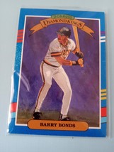 Barry Bonds**ERROR CARD** 1990 Donruss Diamond Kings Card #4. Free Shipping! - £8.87 GBP