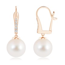 Authenticity Guarantee

ANGARA Freshwater Pearl &amp; Diamond Leverback Earrings ... - £582.22 GBP