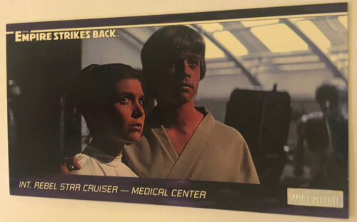 Empire Strikes Back Widevision Trading Card 1995 #140 Medical Center Luke Leia - $2.48