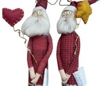 Seasons of Cannon Falls Christmas Ornaments Vintage Craft Plush Skinny S... - $17.56