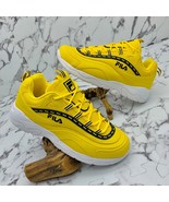 Men’s Fila Ray Repeat Yellow | Grey | White Sneakers - £78.33 GBP