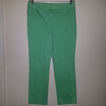 Charter Club Pants Cropped Length Solid Mint Green Size 12 Cotton Blend - £11.65 GBP