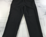 Orvis Pants Womens Petite Small Black Wide Leg Elastic Waist Pockets See... - $29.69