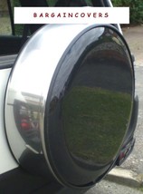 Suzuki Jimny Vitara Steel wheel cover rear spare tyre wheelcover chrome ... - $85.46