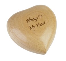 Always In My Heart Light Wood Keepsake Urn - £23.68 GBP