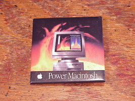 Apple Power Macintosh Promotional Pinback Button, Pin - £7.15 GBP