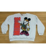 Disney Minnie Mickey Mouse African Rap Hip Hop Sweatshirt Women Size Lar... - £77.84 GBP