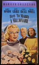 How to Marry a Millionaire Marilyn Monroe Betty Grande Classic VHS Video Movie - £3.14 GBP