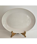 STEELITE International White Oval Platter Plate Coupe Dish - $10.00
