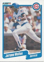 1990 Fleer Box Card Jerome Walton 27 Cubs - £0.74 GBP