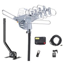 Outdoor 150 Miles Digital Tv Antenna 360 Degree Rotation Amplified Hdtv ... - £66.81 GBP