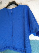 Womens Tops - F&amp;F Size 16 Polyester Blue Blouse - £7.07 GBP