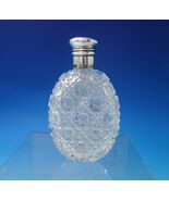 Sterling Silver and Cut Crystal Perfume Bottle circa 1900 4&quot; x 2 1/4&quot; (#... - €264,22 EUR