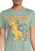 Disney The Lion King Hakuna Matata T-Shirt Juniors Size L (11-13) Color Olive - £13.65 GBP