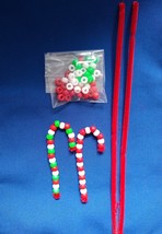 Makes 2 Christmas Candy Canes Cane Ornament  Senior and Kids Craft Kits ... - £6.55 GBP