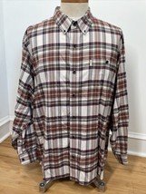 Bob Timberlake 2XL Plaid Long Sleeve Cotton Shirt - £17.15 GBP