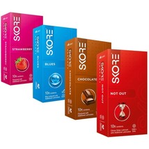 Skore Condoms Multi Variety Dotted Condoms - 40 Count - £21.70 GBP