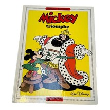 Triompe Disney Mickey Childrens Book Hardcover Comic Color Dargaud 1981 French - £19.81 GBP