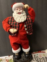 Singing Dancing Santa,  Battery Operated , sings Jingle Bells vol control timer - £15.60 GBP