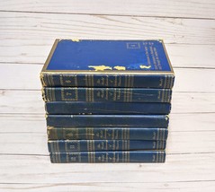 Vintage Book Décor, The World Treasury Of Children&#39;s Classics, 1946-1947, Blue B - £27.97 GBP