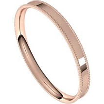 Authenticity Guarantee 
18k Rose Gold 2.5 MM Flat Comfort Fit Wedding Band wi... - £400.39 GBP+