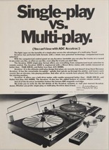 1979 Print Ad ADC Accutrac Multi-Play Phonograph Record Turntables Blauv... - £11.67 GBP