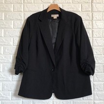Michael Kors cinched sleeve blazer jacket Women’s Plus Size 14W - $40.03