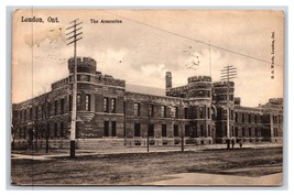 The Armories Building London Ontario Canada 1909 DB Postcard R18 - £3.50 GBP