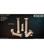 3D Printed Artisan Guild Minoc Columns Order of the Labyrinth 28mm 32mm - $34.51 CAD+