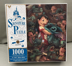Disney Parks Lilo and Stitch 20th Anniversary 1000 Puzzle by Darren Wilson NEW image 1
