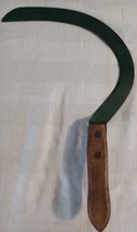 Vintage Antique Rustic Farm Tool Hand Sickle w/Wood Handle (preowned) Used - £14.78 GBP