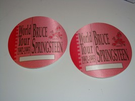 Bruce Springsteen 2 Concert Backstage Ticket Passes Pass Usa World Tour 1992 Rr - £7.67 GBP