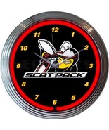 Dodge Scat Pack Car Neon Clock 15&quot;x15&quot; - £67.64 GBP