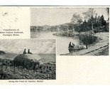 Along the Coast at Castline Maine Central Railroad Postcard Portland Mai... - $17.82