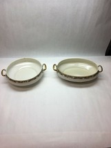 Vintage GOA  Haviland Limoges France China Serving pieces NO LIDS 2 bowls Handle - £27.68 GBP