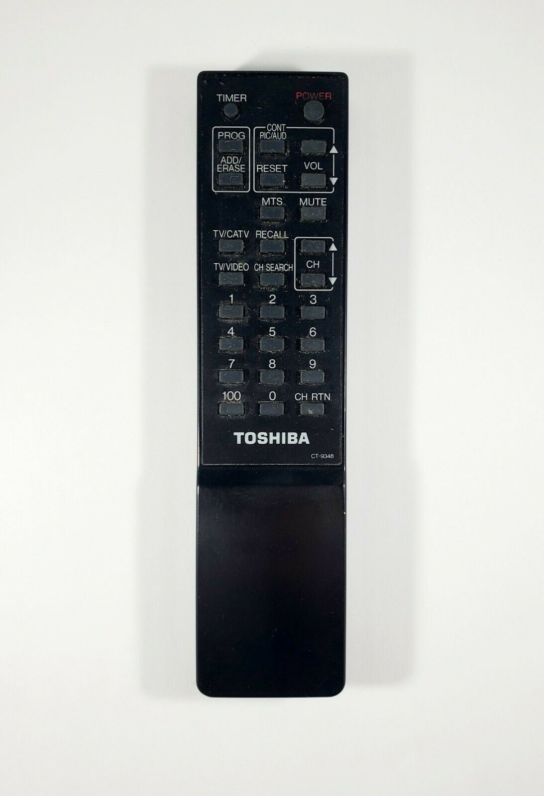 Genuine Toshiba CT-9348 TV Remote Control for 23120229 23120459 CF1311J CF19122 - $8.53