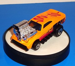 Matchbox Toys 1 Loose Car Cosmic Blues Bright Orange Dodge Charger - $10.00