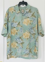 Hawaiian Style Shirt -  Jamaica Jaxx - Hibiscus Floral Print - Sz XL - £19.76 GBP
