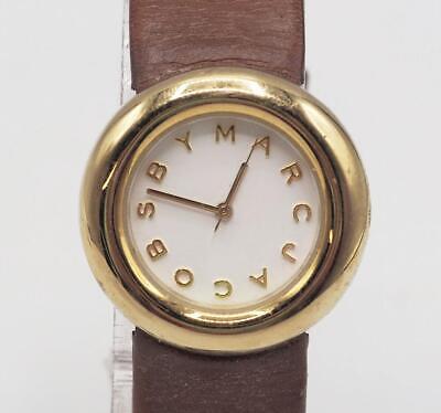 Women's Marc Jacobs Watch, Gold Tone with Leather Strap, All Stainless - $44.54