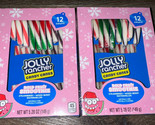 Jolly Rancher  ~ Candy Cane Christmas 5.28 oz 24-Canes ~ 2-Pack ~ 06/2024 - £11.77 GBP