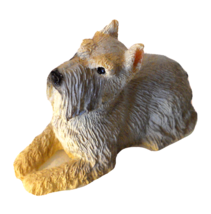 Gray Schnauzer Dog Resin Figurine 3.5&quot; Collectible 1995 Christhomas Corp - $298.58 MXN