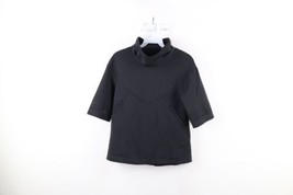 Ivivva Lululemon Girls Size 8 Short Sleeve Vented Neoprene Mock Neck T-Shirt - £23.37 GBP