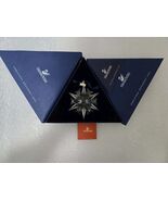Swarovski 2002 Large CLEAR Star/Snowflake/Christmas Ornament with origin... - $74.65