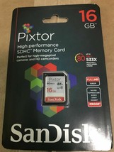 San Disk - Pixtor 16GB Sdhc UHS-I Memory Card - $27.71